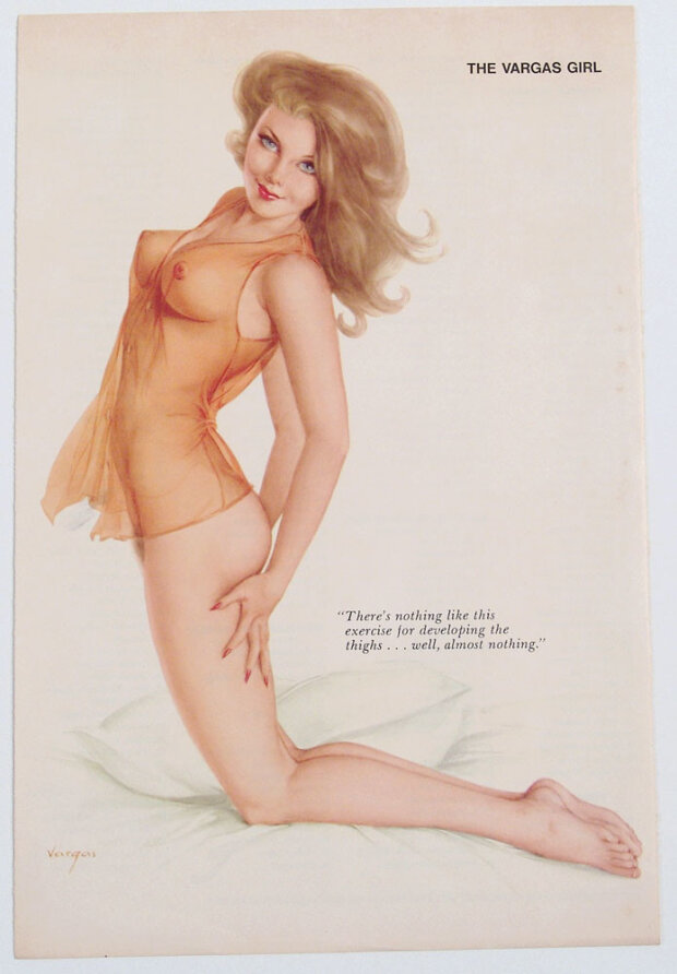 Vintage Vargas Playboy artwork